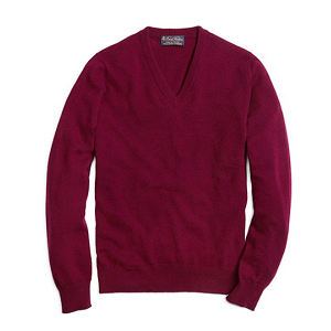 Cashmere V-Neck Sweater - Port Royale